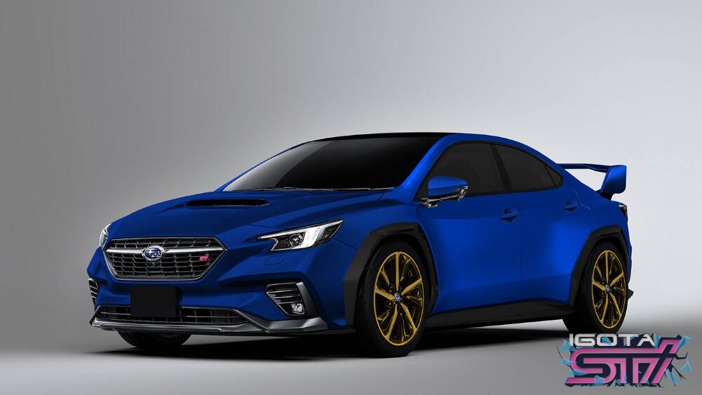 2022 WRX STi Rendered