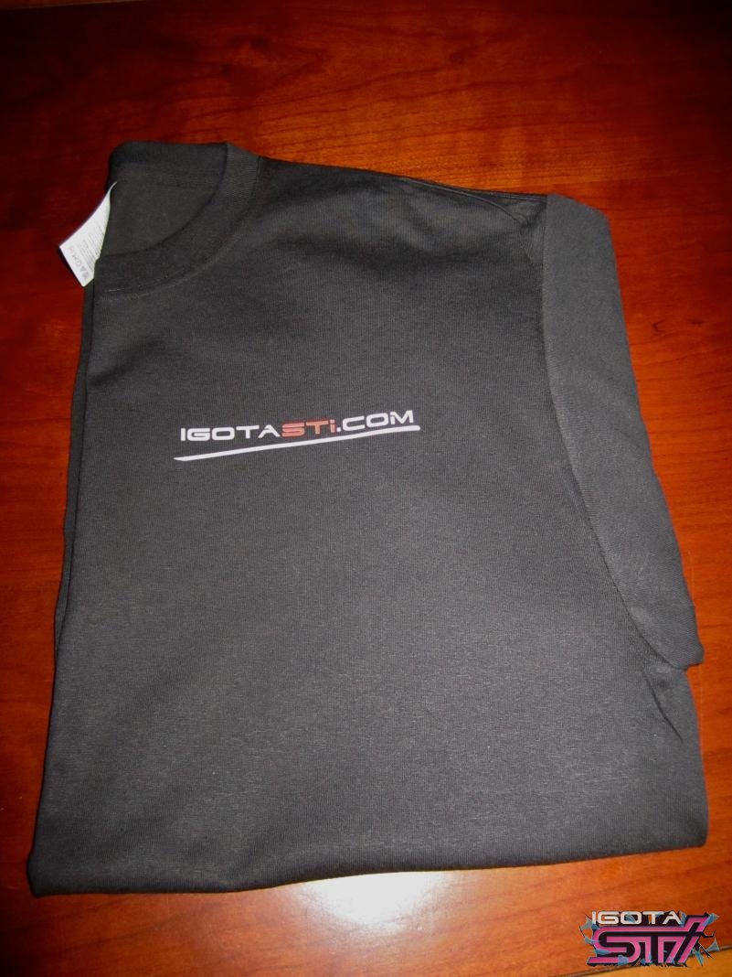 *Sold Out & Discontinued*

IGOTASTi.COM Black Metallic T-Shirt.  

This is the front of the T-Shirt.